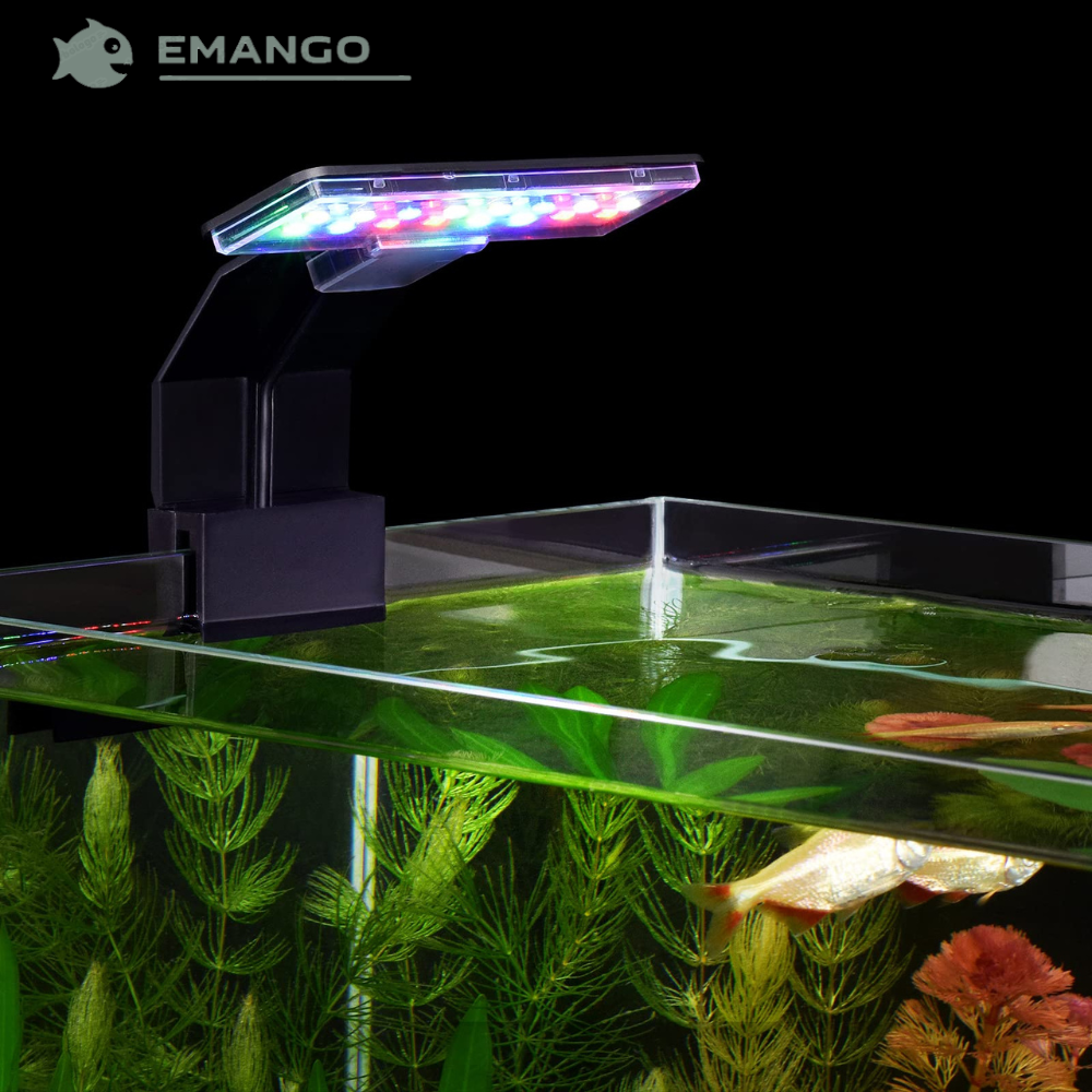 Emango đèn chiếu sáng mini tiết kiệm năng lượng độ sáng cao 5w 7w đèn chiếu sáng đặc biệt cho bể cá ba chế độ chuyển đổi