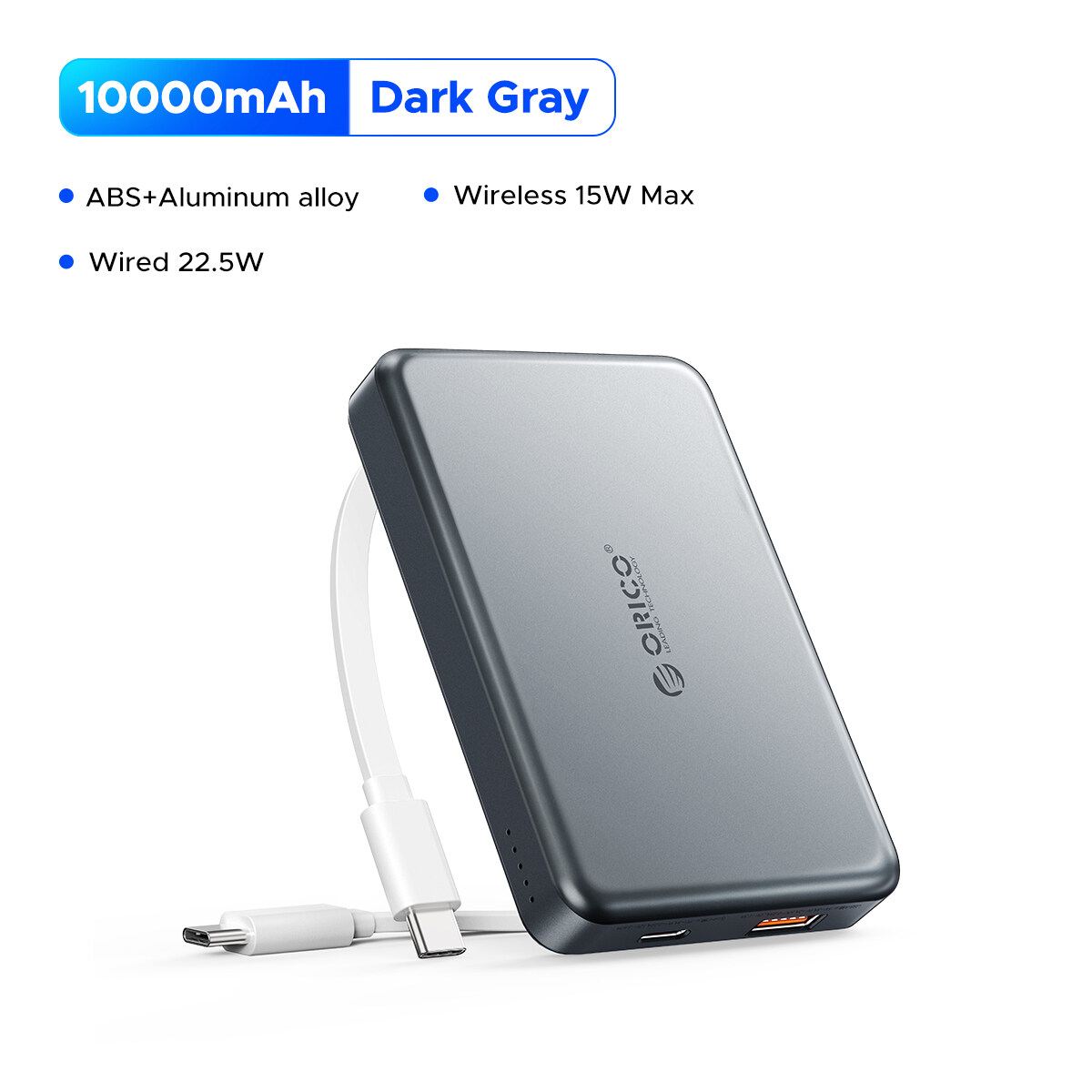 ORICO PD25W 10000mAh Mini PowerBank 5000mAh 10000mAh không dây Powerbank cho Samsung S24 siêu Samsun
