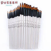 DUKEEN Watercolor Brush Set - 12 Pcs, Nylon Hair