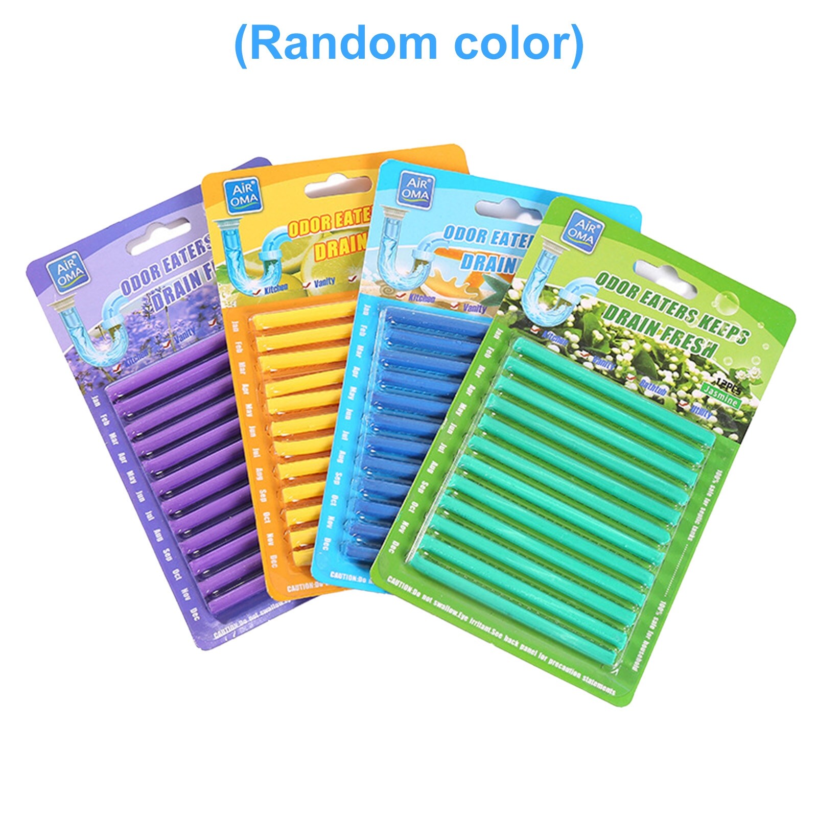 Gambar 12pcs Pipe Cleaning Sticks Oil Decontamination Kitchen Toilet Bathtub Drain Cleaneer Spot Pipe Cleaner Clean Sewer Cleaning Rod   Drain Cleaners   AliExpress