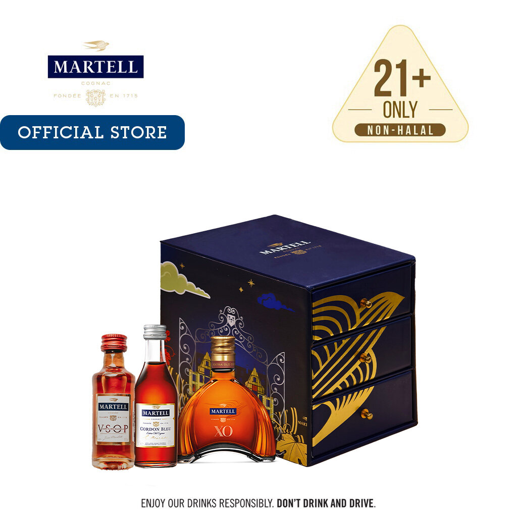 Limited Edition] Martell Cordon Bleu Cognac Gift Set by He Datian