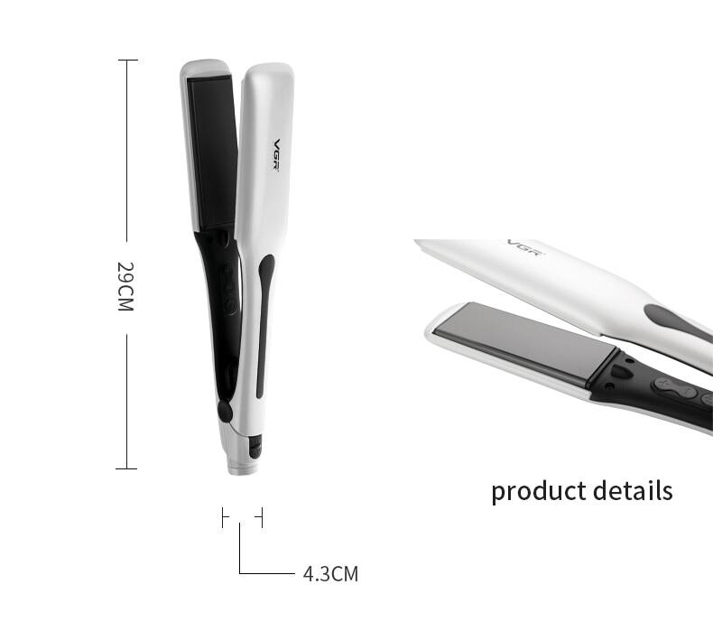 Máy Duỗi Tóc VGR Bàn Ủi Phẳng Ma Thuật Chăm Sóc Cá Nhân, Lược Chải Chuyên Nghiệp, Kỹ Thuật Số Lron Tong Bán Chạy Thời Trang