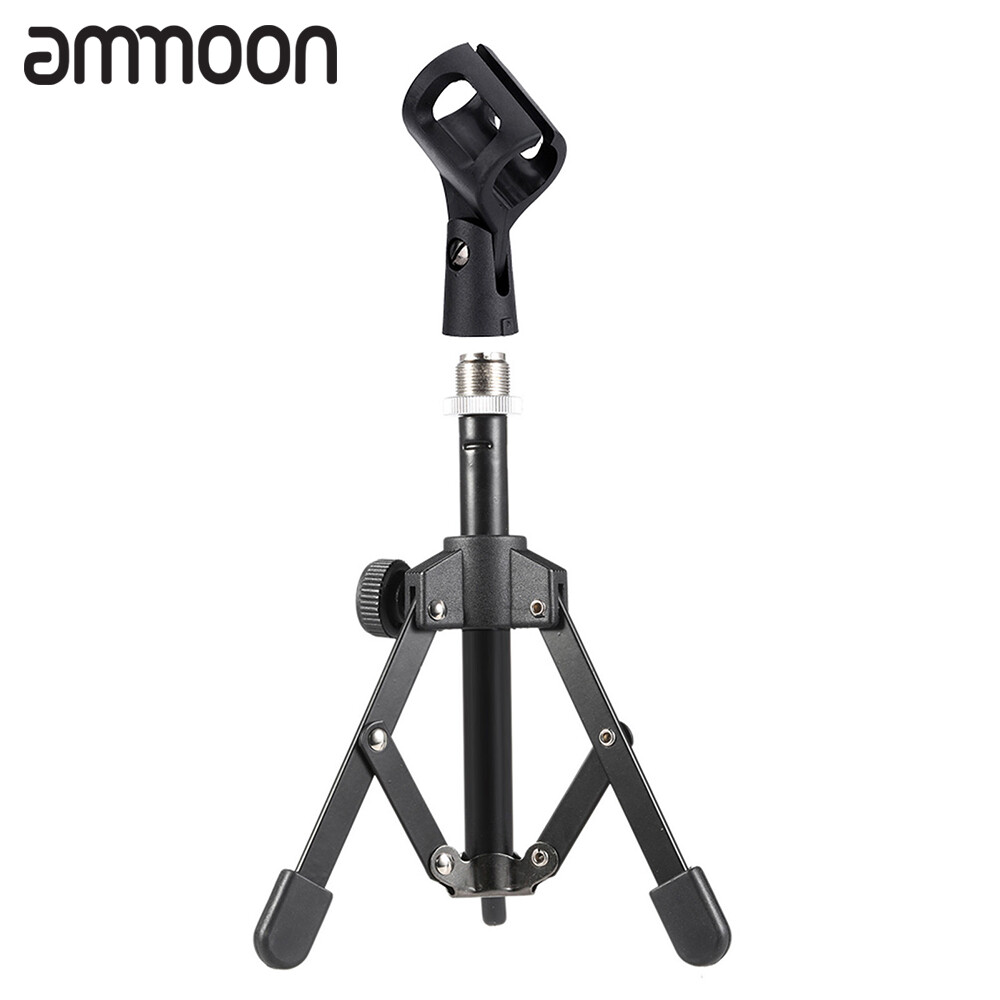 Giá đỡ micro để bàn mini có thể điều chỉnh gấp gọn có ms-12 với giá đỡ kẹp mic mc3 cho buổi họp bài giảng podcast