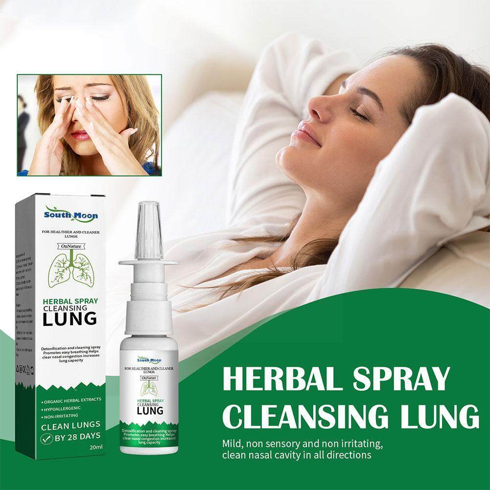 South Moon 20ml Cleansing Lung Herbal Spray for Healther and Cleaner Lungs