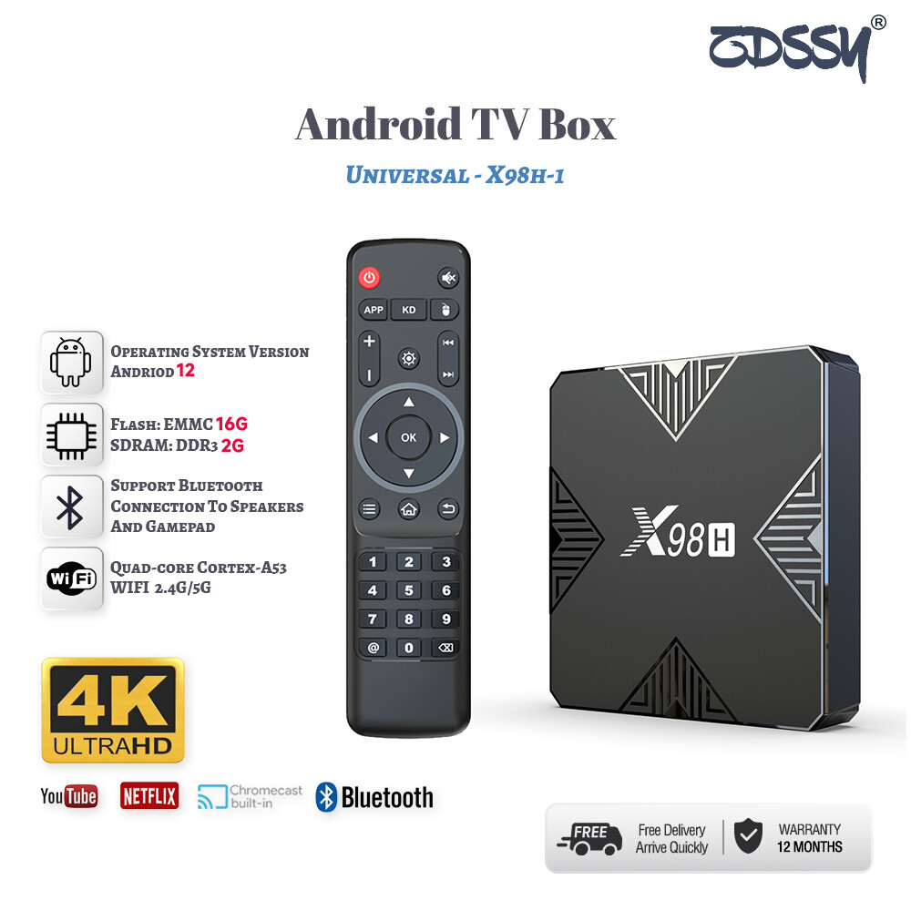  ZDSSY Android 12.0 TV Box Bộ giải mã TV thông minh 4GB 32GB Allwinner h618 phương tiện truyền thông Máy nghe nhạc lõi tứ 64-bit hỗ trợ 4K 2.4G & 5.8G Wifi 6 BT5 HDR Bộ Bộ chuyển đổi tín hiệu 