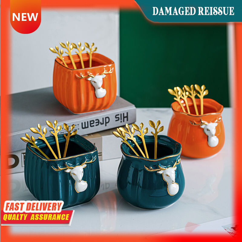 Gambar Fruit Fork Storage Tank Dessert Fork Children s Safety Small Fork Light Luxury Fruit Sign Fruit Plug