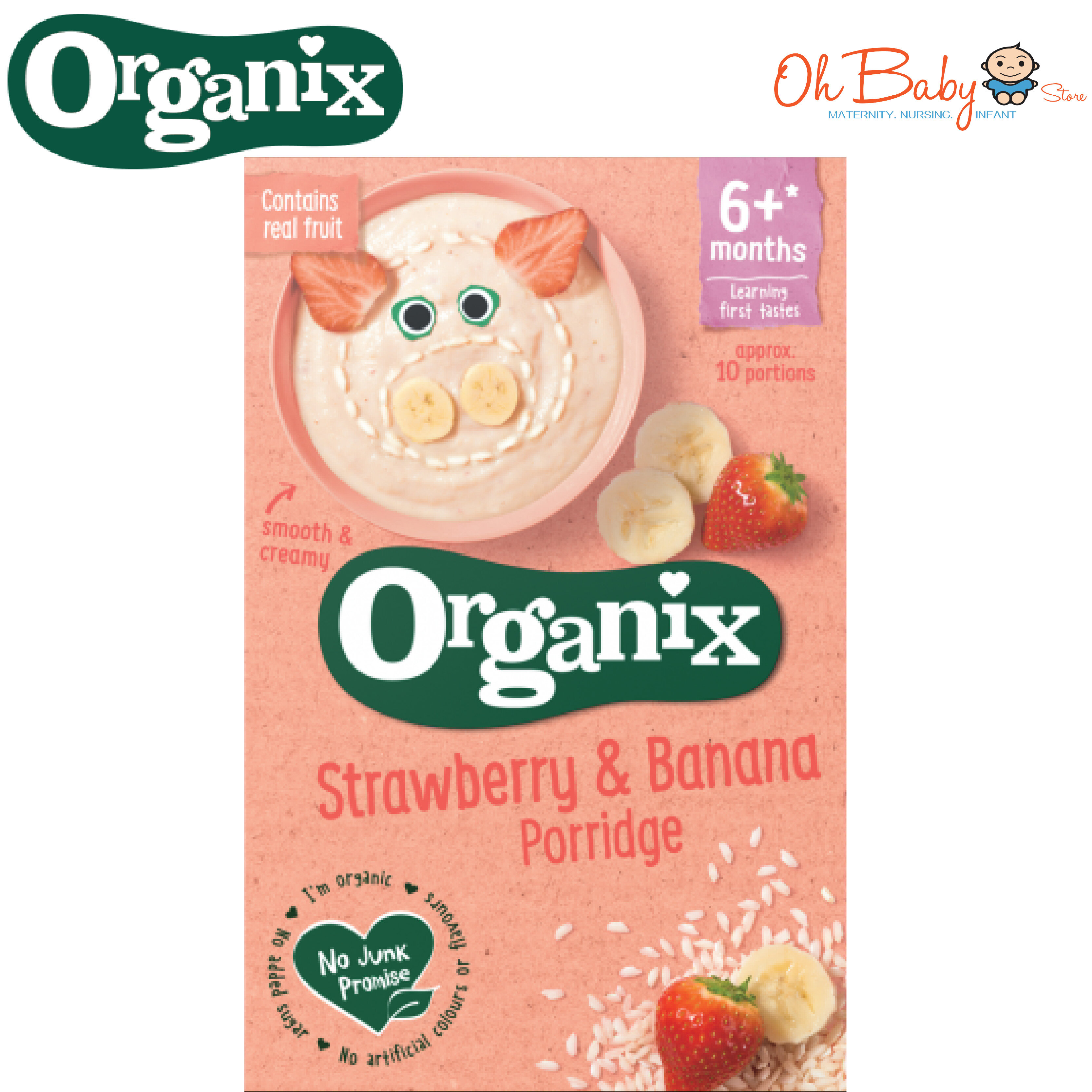organix banana & plum porridge
