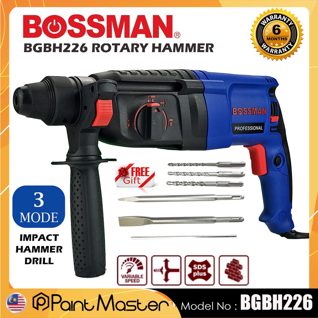 ❣BOSSMAN Rotary Hammer Power Impact 
