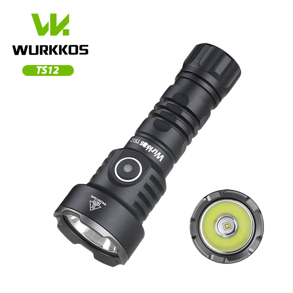 Wurkkos TS12 Mini Thrower SFT25R EDC Flashlight, 1350LM 473Meters Powerful USB C Rechargeable Light ราคา 2,170 บาท*ส่งฟรี