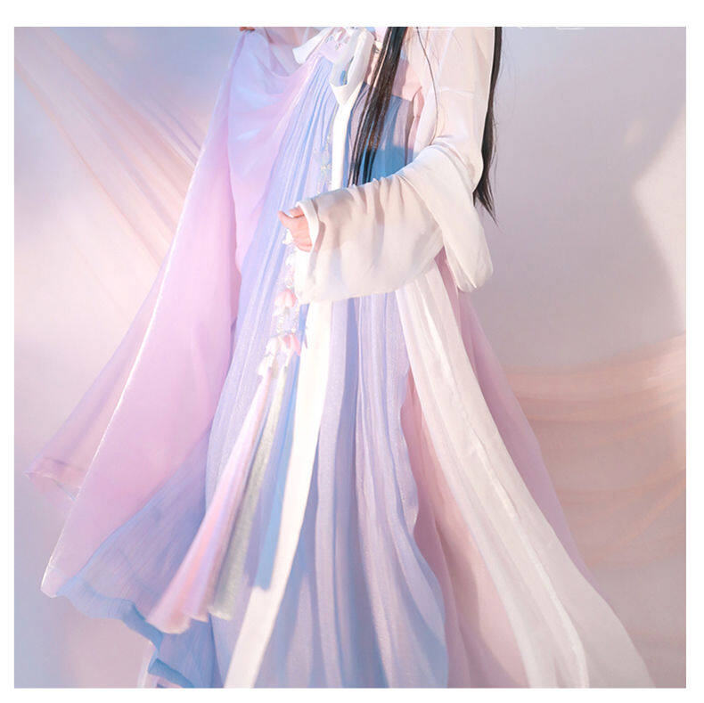 Trang Phục Nữ Sinh Trung Quốc Cổ Đại, Trang Phục Hóa Trang, Trang Phục Dân Tộc Hán Cổ Đại, Bộ Đồ Phong Cách Hoài Cổ Trung Quốc, Váy Cổ Tích Xuân Hè