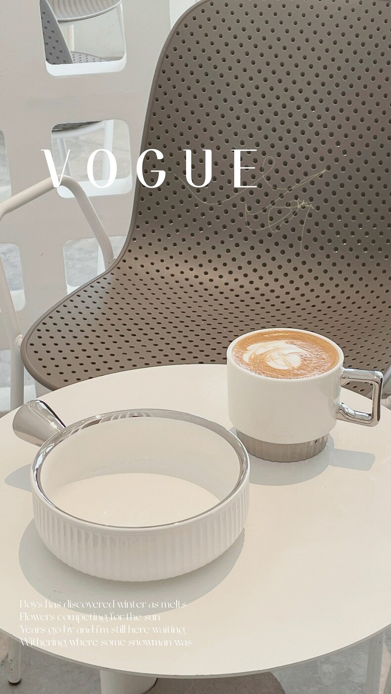 Gambar Cold Grey Ceramic Tableware Round Single Handle Plate Instant Noodle Bowl Salad Plate Single Food Ceramic Set