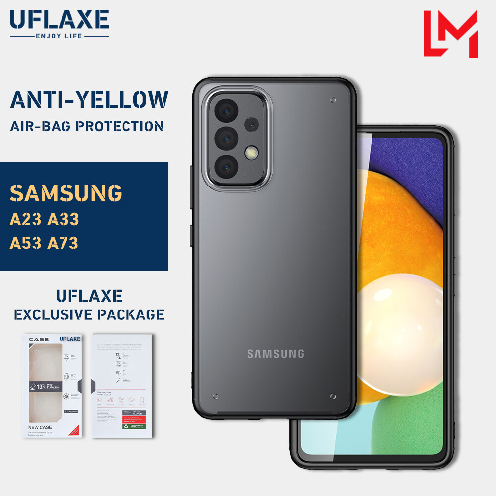UFLAXE Ốp Cứng Chống Sốc Cho Samsung Galaxy A33 / A53 / A73 5G Ốp Điện Thoại Trong Suốt Mờ Ốp Lưng Bảo Vệ Toàn Diện Bền Chặt Chống Ố Vàng