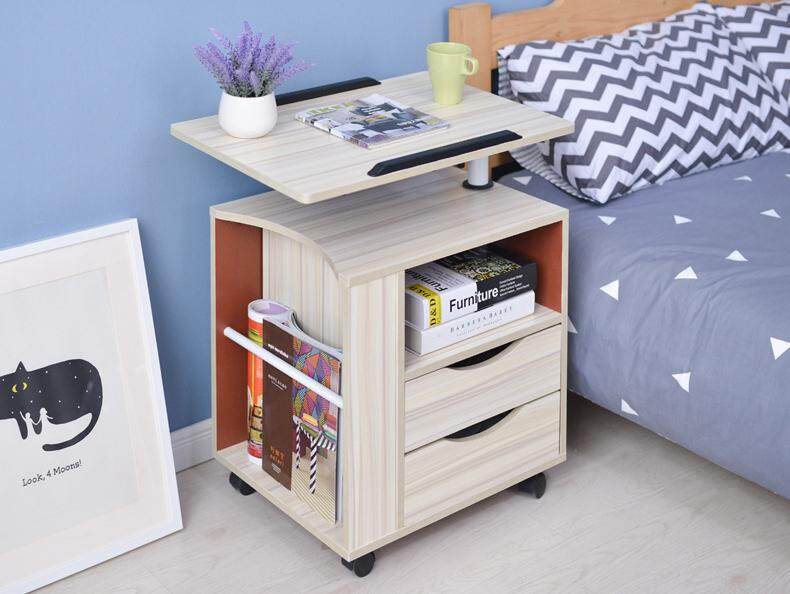 Edens Modern Multifunctional Swivel Movable Bedside Table Laptop