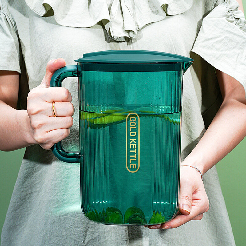 Gambar ?? Ready Stock?? Light Luxury Household Cold Kettle Refrigerator Juice Kettle Plastic Teapot Cold Kettle