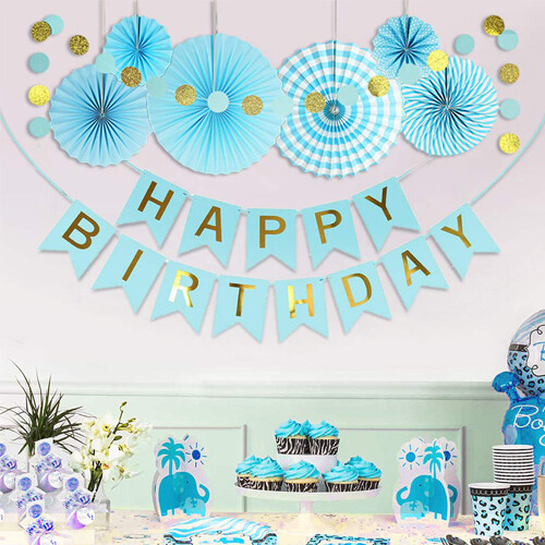 L L Party Decoration Happy Birthday Party Flags Birthday Banner Kad Gantung Selamat Hari Jadi Hiasan Parti Bendera Gantung Lazada