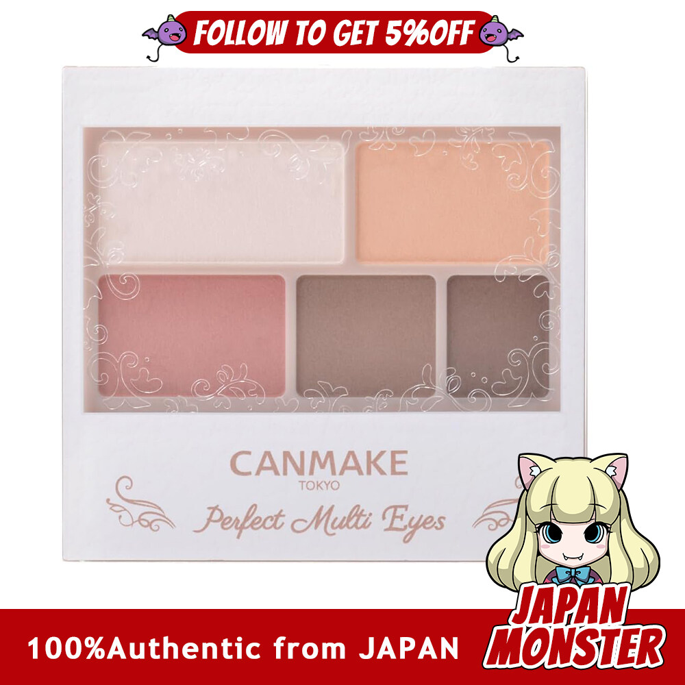Canmake Perfect Multi Eyes 09 Rose Panna Cotta Eyeshadow Palette Eyeshadow Eyebrow Eyeliner Japan