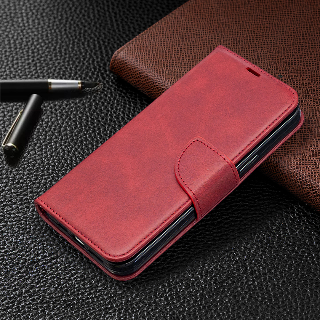 Leather Flip Phone Case With Card Slots And Stand For Smartphone_voghion.com