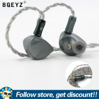 BQEYZ Autumn Earphone HiFi Stereo IEMs Musician Dual Cavity Dynamic IEM Headphone 2.5mm/3.5mm/4.4mm Replaceable Tuning Earbuds Audiophile Music Headset 2Pin 0.78mm Detachable Metal In-Ear Monitors For Smartphones MP3 MP4 Players Tablets Laptops Computers
