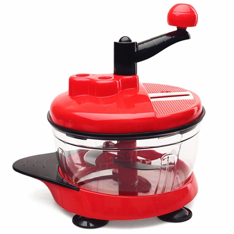 Gambar Manual meat grinder household hand mixer dumpling stuffing minced vegetables stirring meat cutting vegetable artifact kitchen supplies cooking machine