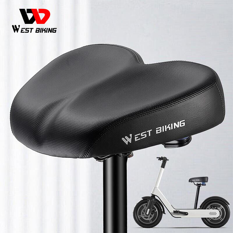 West biking yên xe đạp yên xe đạp leo núi mềm rộng dày tiện dụng yên xe đạp đường trường phụ kiện xe đạp