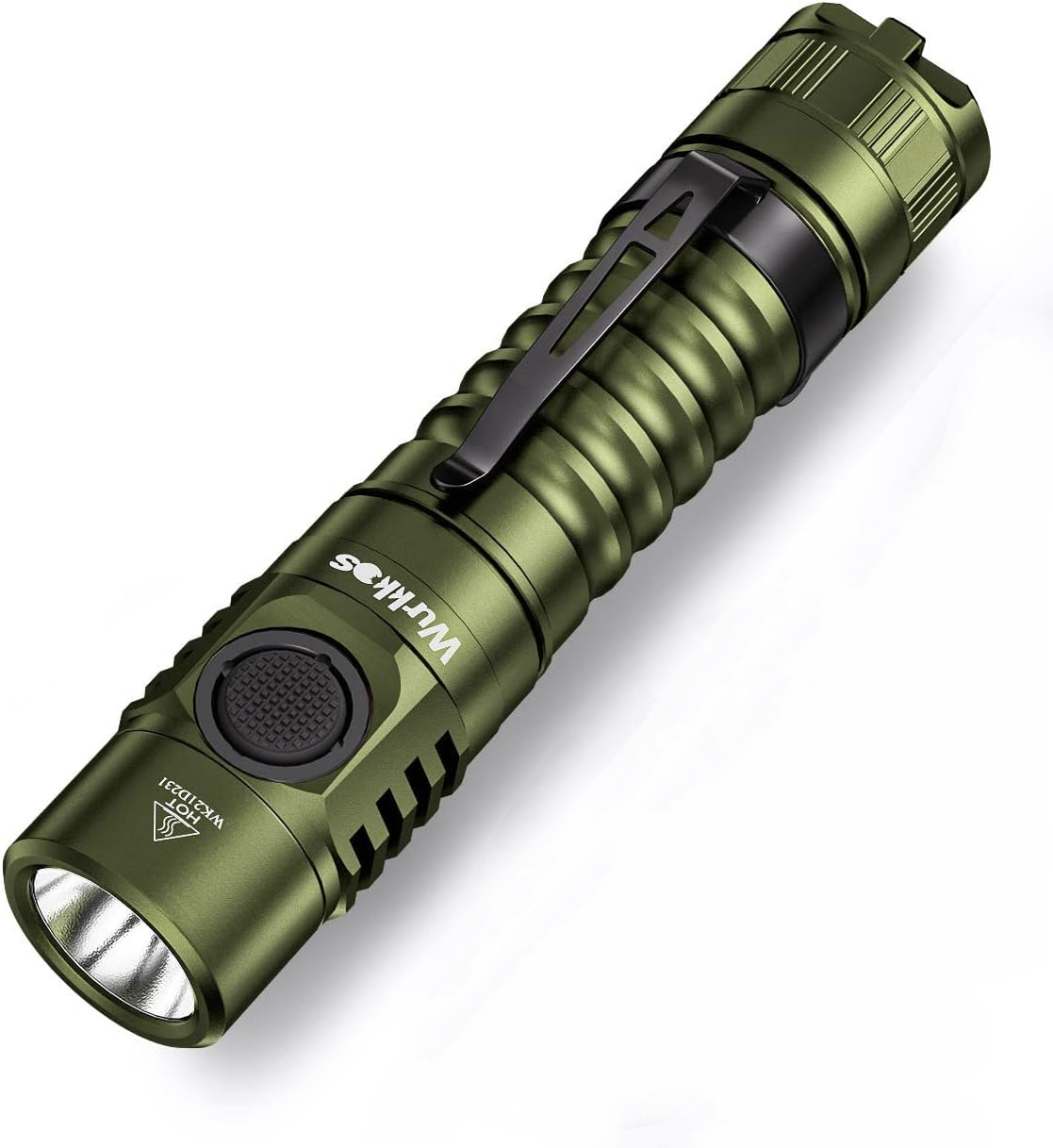 Wurkkos FC11C Nichia 519A Black Buck Circuit Camping 18650 Flashlight Max ouput 1200Lumens Mag-Tail USB C Rechargeable EDC Torch