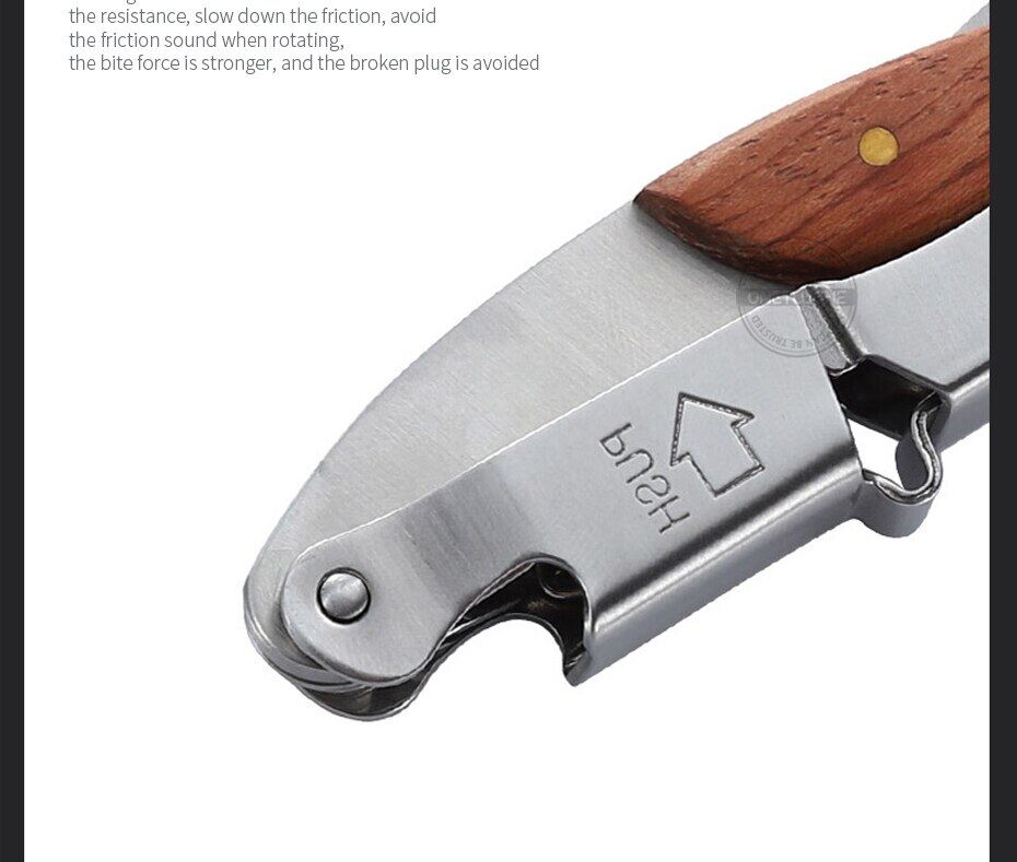Professional Waiter Corkscrew With Wood Handle And Storage Bag_voghion.com