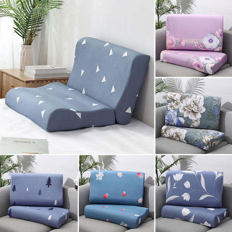 Fzbm 1 chiếc vỏ gối bảo vệ vỏ gối cao su có đường viền hồi phục bằng mút non vỏ gối có khóa kéo