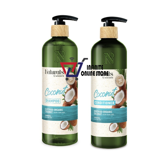 Gambar NATURALS BY WATSONS Hair Care Coconut Shampoo   Conditioner Set