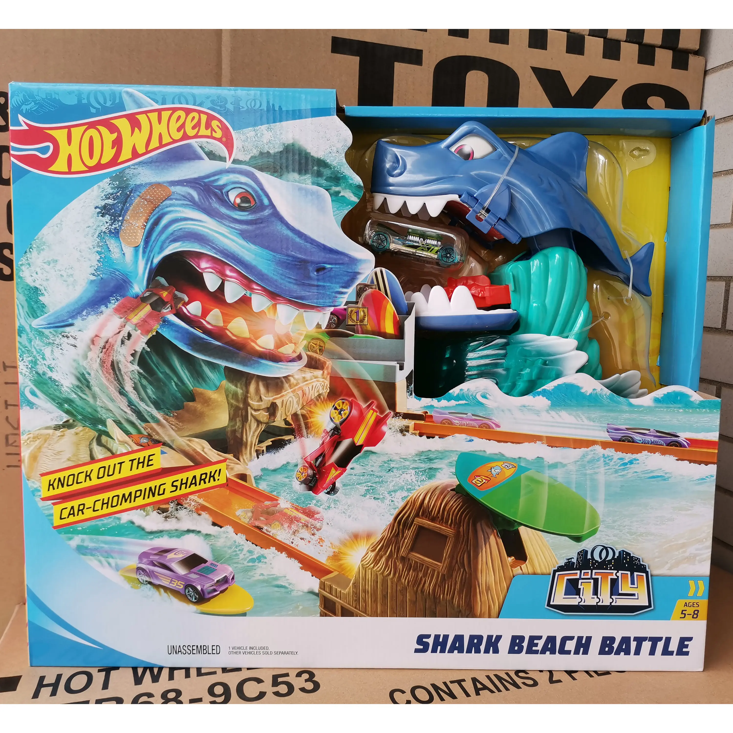 hot wheels shark track