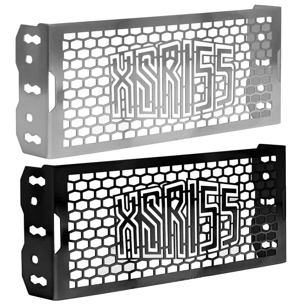 Yamaha xsr155 xsr 155 xe máy tản nhiệt bảo vệ bìa cao thép chất lượng bạc đen