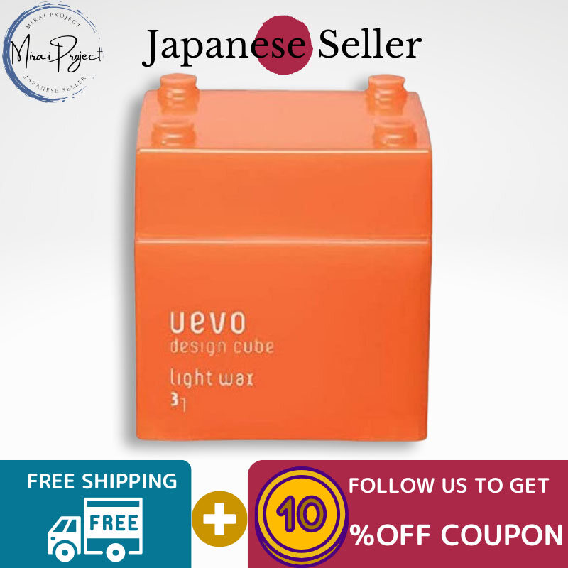 Gambar [Direct from Japan] DEMI COSMETICS UEVO Design Cube Hair Wax Light Regular 80g Small 30g