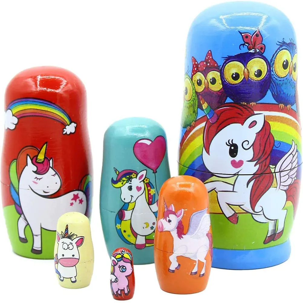 unicorn nesting dolls
