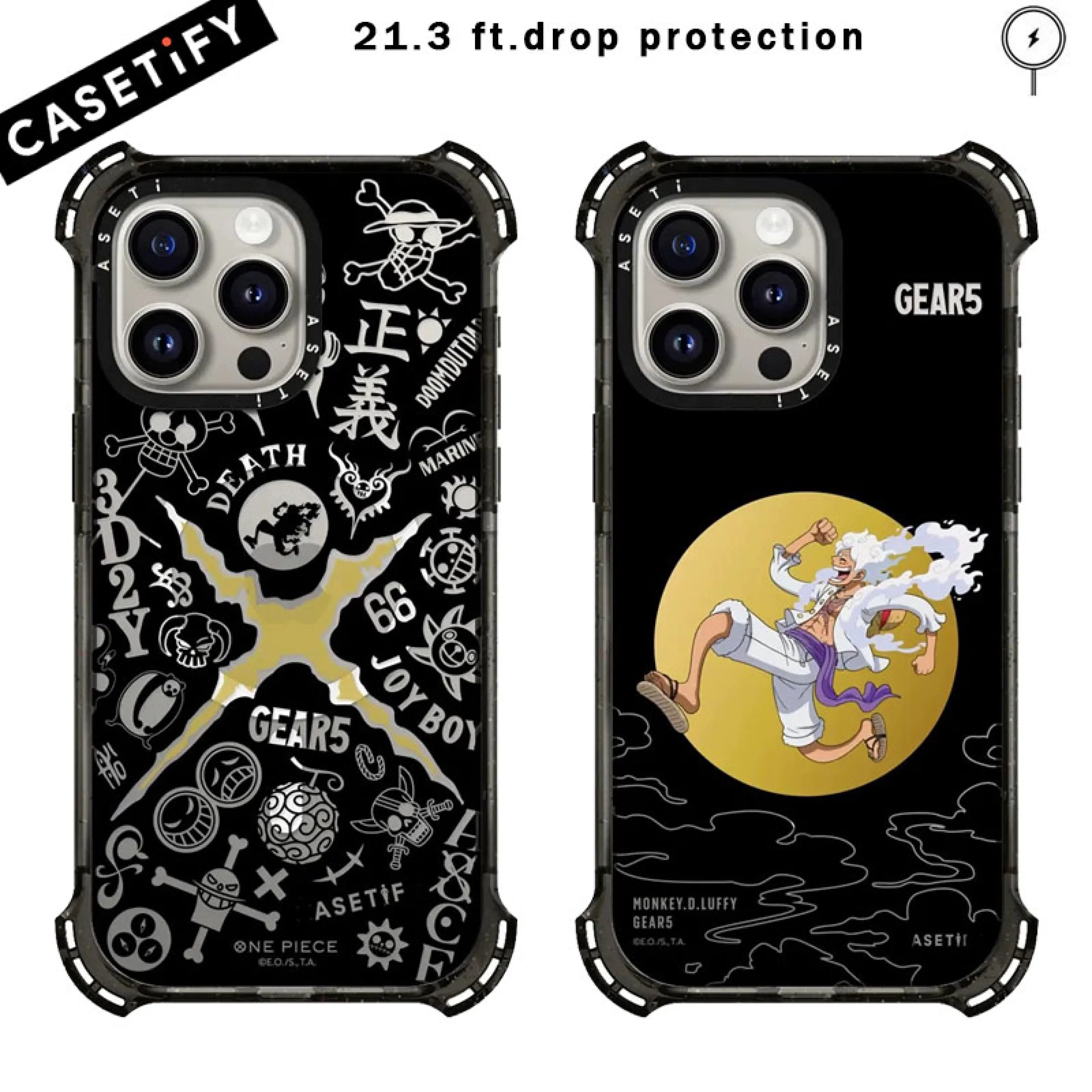 【21.3 ft.drop protection】Original CASETiFY ONE PIECE Bounce Case with Magsafe for iPhone 16 Pro Max / iPhone 15 Pro Max / iPhone 14 Pro Max / iPhone 13 Phone Case Protective Cover