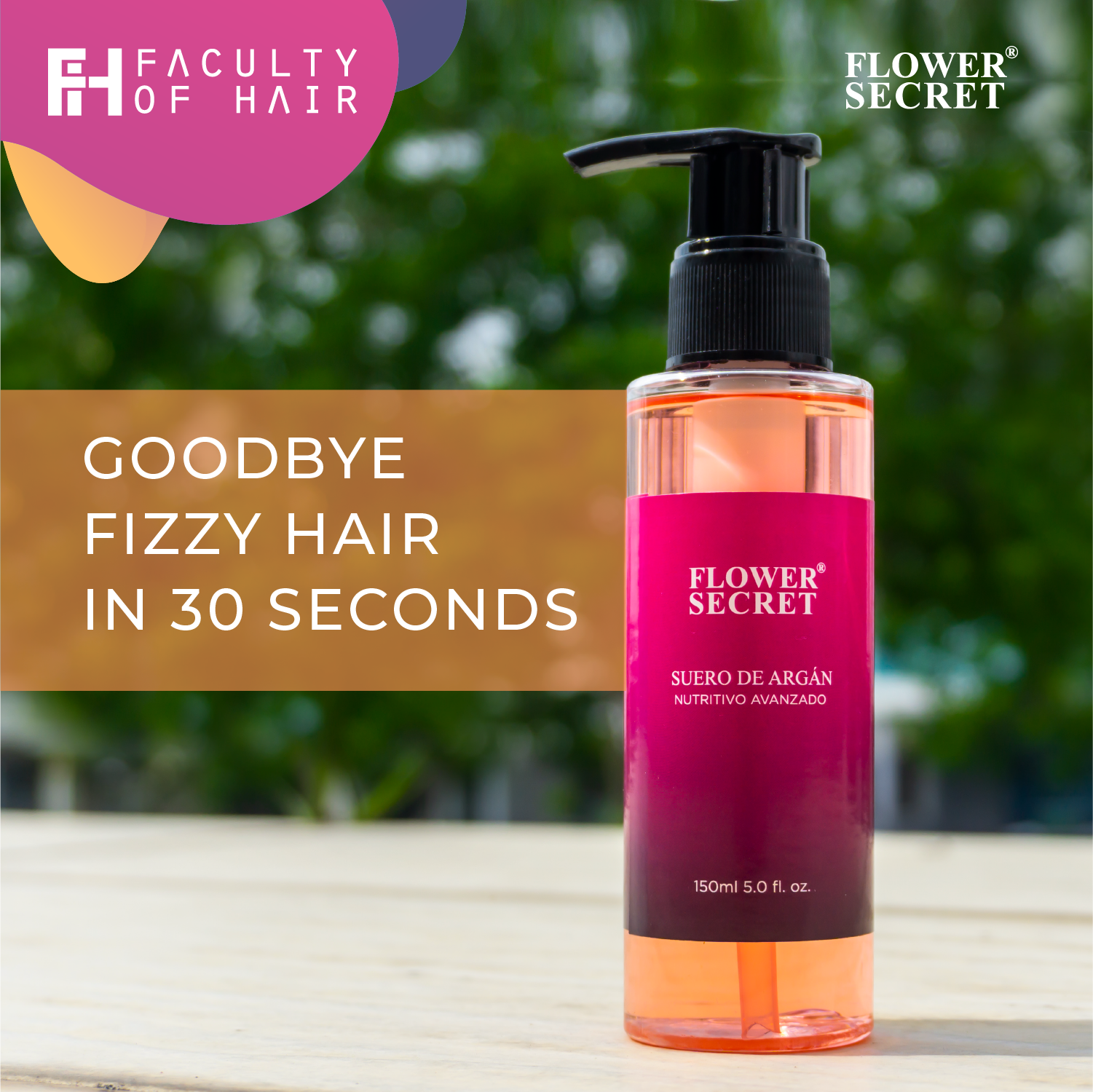 Gambar Flower Secret Hair Serum Hair Oil Argan Oil Anti Frizzy Seuro De Argan Serum Rambut 150ml