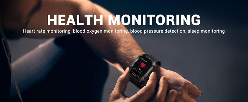 kospet tank m1 2022 đồng hồ thông minh, máy theo dõi hoạt động theo dõi nồng độ oxy trong máu huyết áp 5atm ip69k chống nước, đồng hồ thể dục 1.72 inch với máy theo dõi giấc ngủ nhịp tim cho iphone android 13