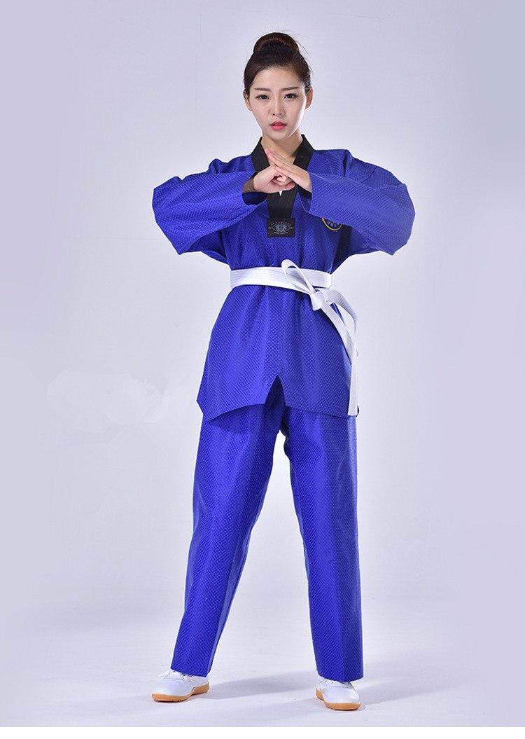 đồ võ Taekwondo Dobok xanh dương - ảnh 6