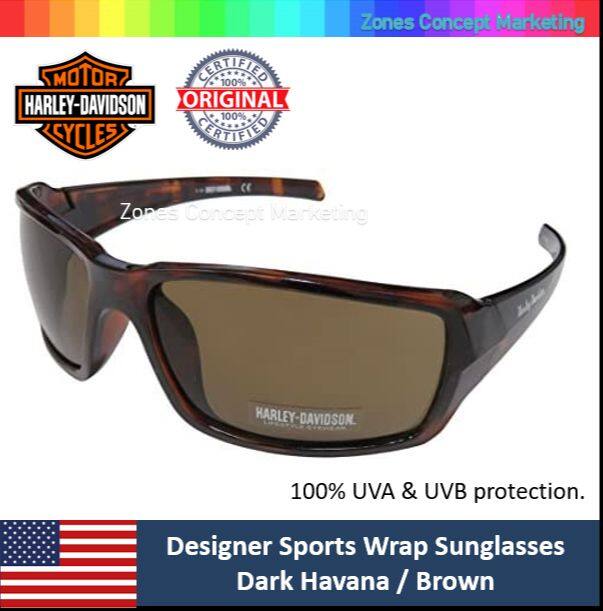 HARLEY DAVIDSON Official Unisex Designer Sunglasses HD0116V (Grey 
