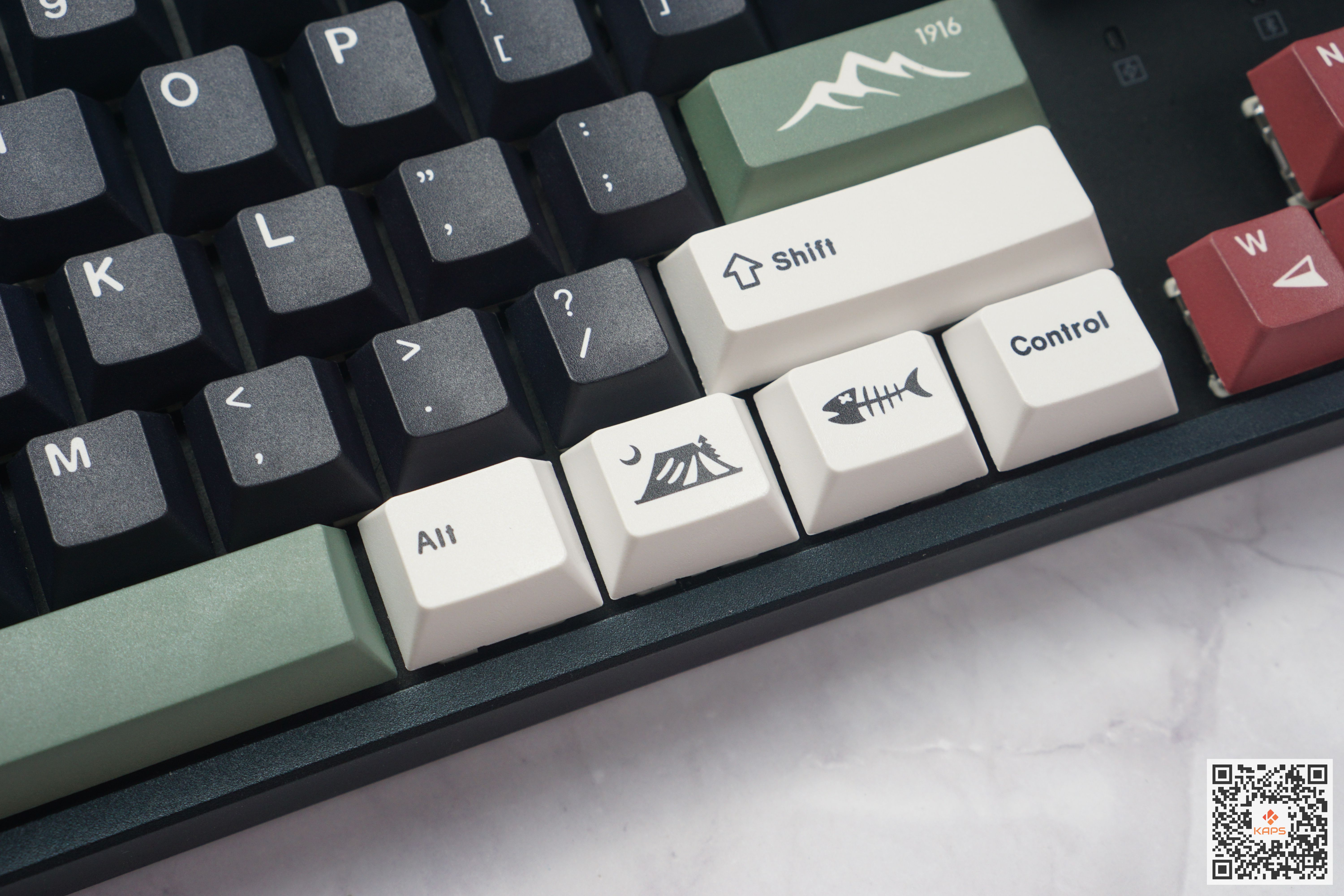 本格派ま！ Keycaps Camping Gmk Matrix From wild 野营- Info keycaps