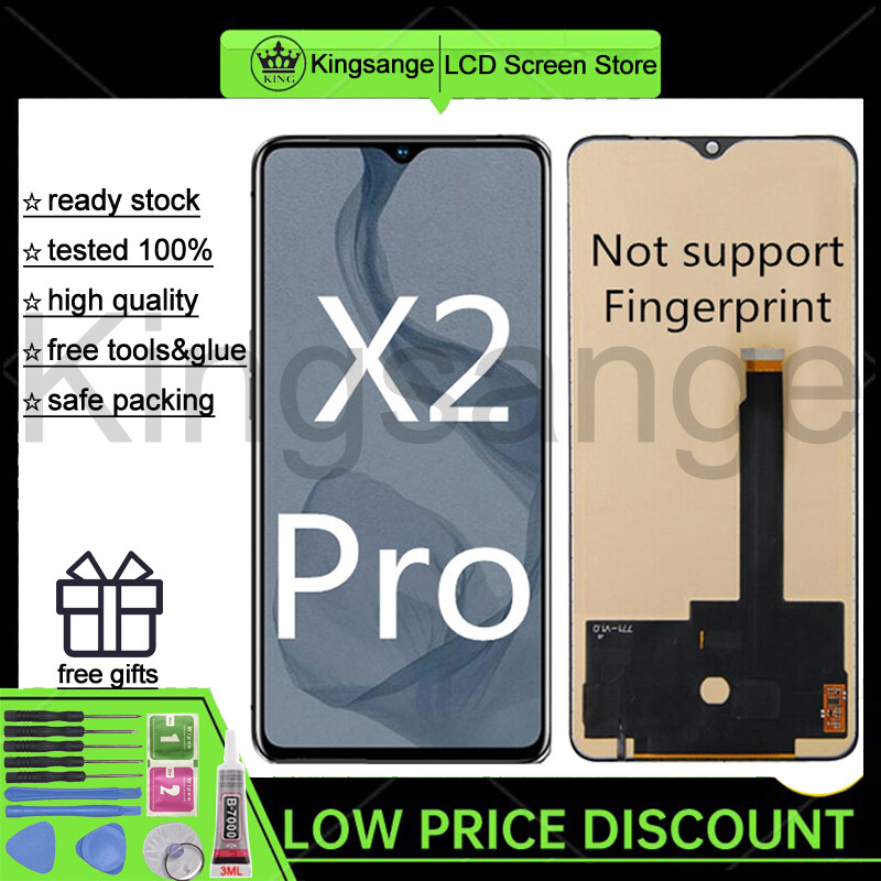 Kingsange TFT 6.5 Inch Màn hình LCD Cho Realme X2 Pro màn hình cảm ứng LCD Lắp Ráp Digitizer Cho Realme X2 Pro Rmx1931 màn hình thay thế