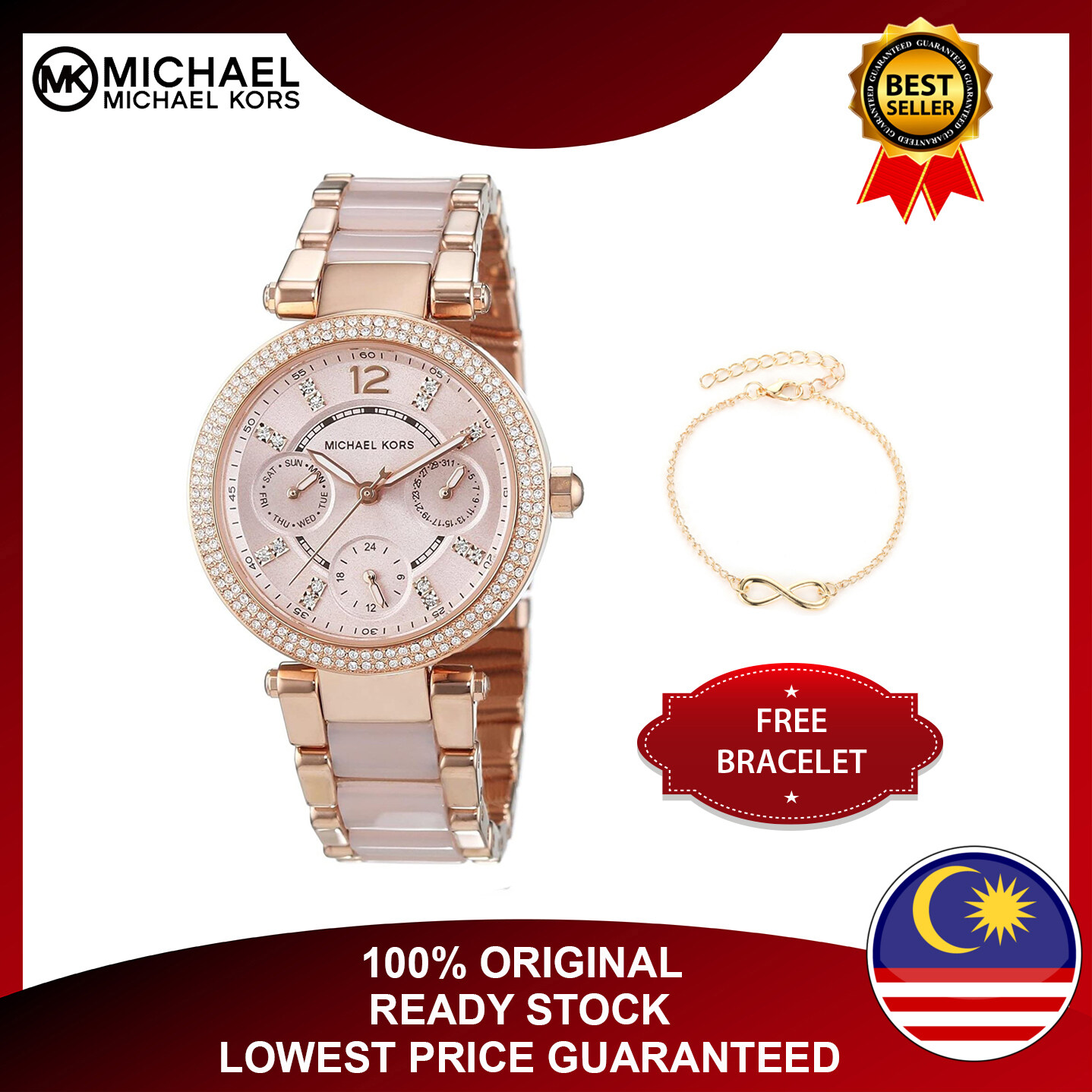 mk6275 rose gold