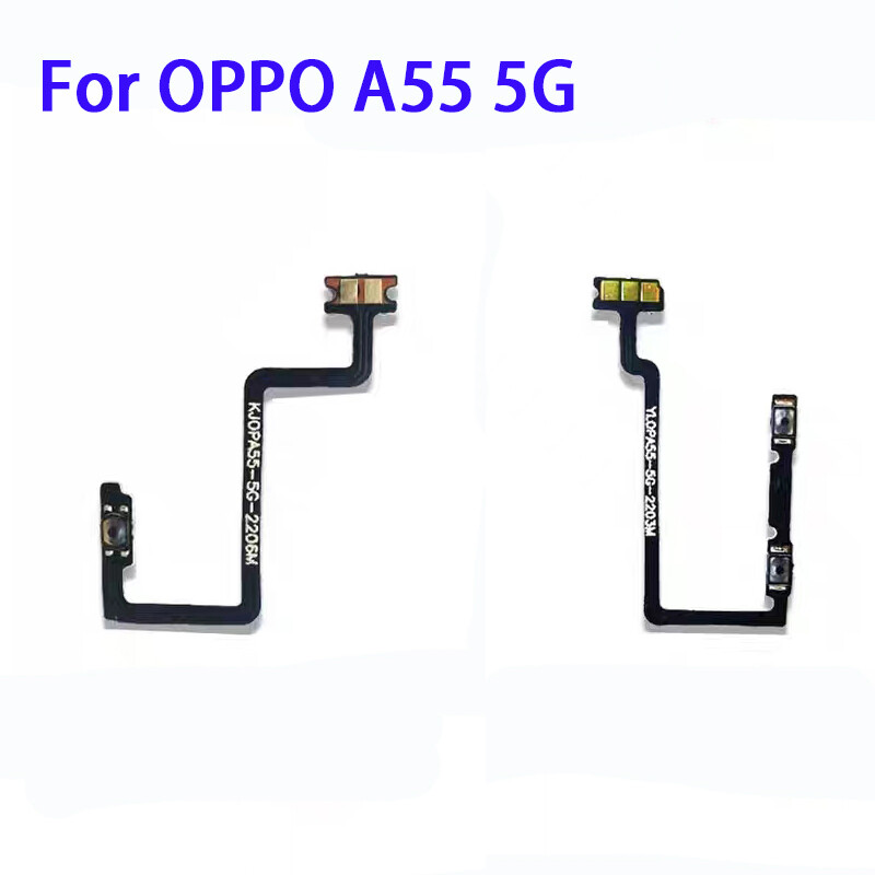 Cho Oppo A55 5G Điện On/Off nút công tắc Side Khối Lượng Xuống Nút phụ tùng thay thế cáp mềm
