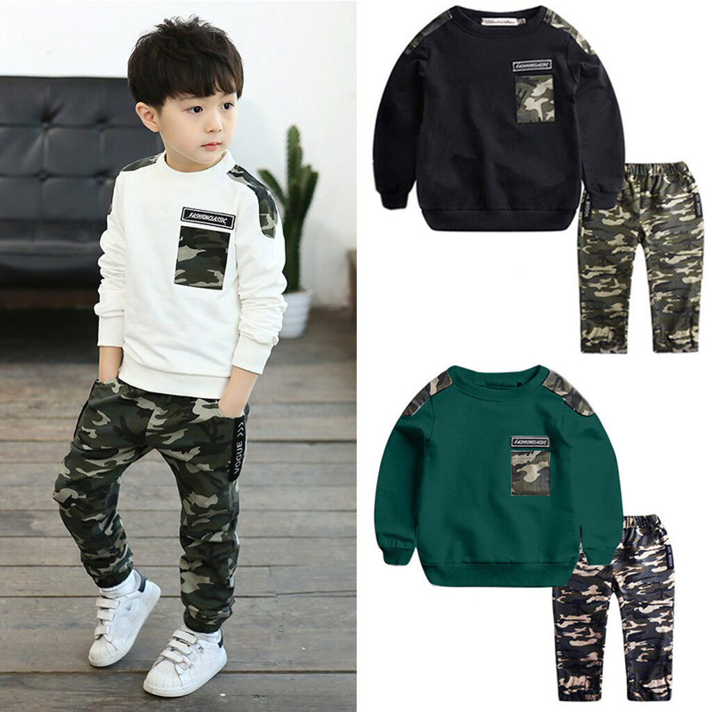 baby camo tracksuit