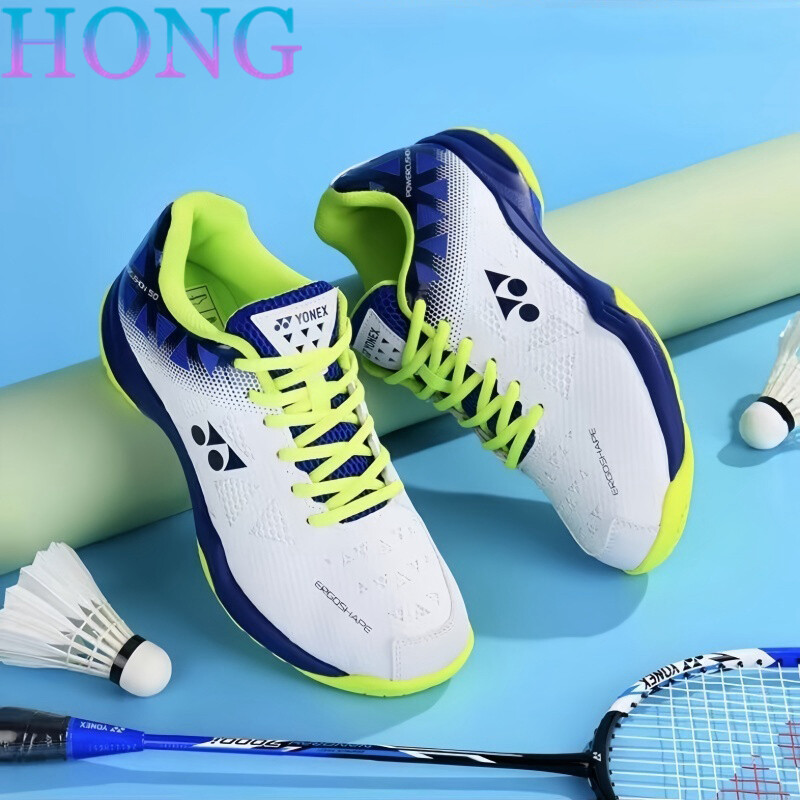 Yonex Power Cushion 50EX Badminton Shoes For Unisex Professional Breathable yonex 1:1 ultralight badminton shoes White blue(ready stock) ราคา 1,098 บาท*ส่งฟรี