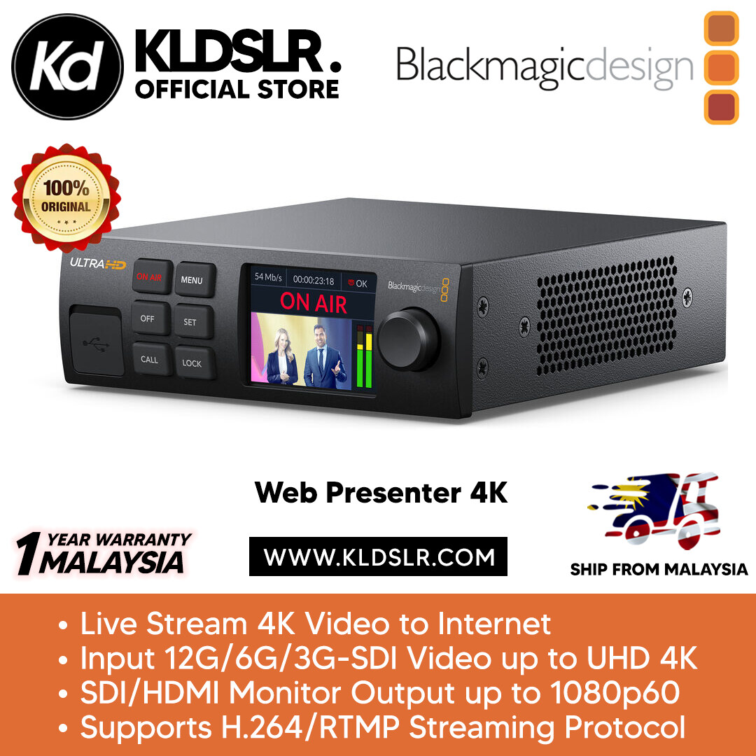 Blackmagic Design Web Presenter 4K (Blackmagic Design Malaysia)