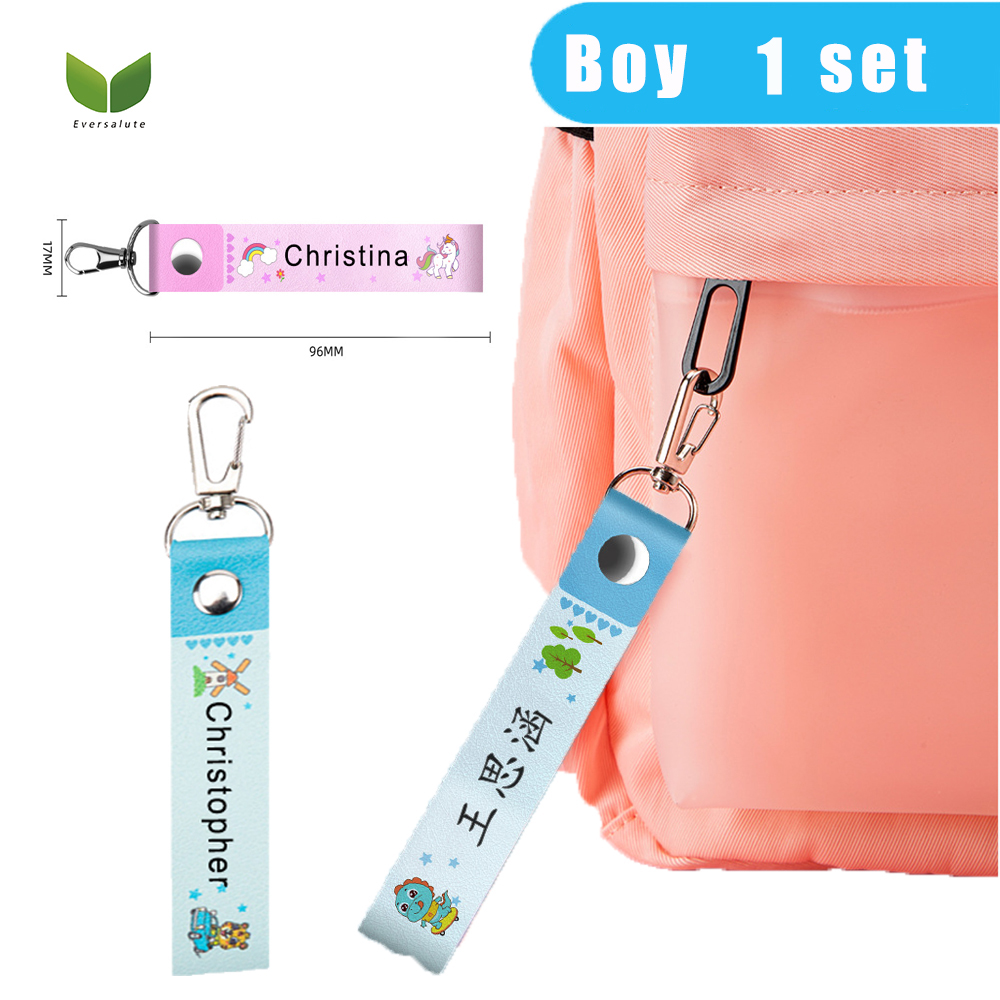 Eversalute Customized Name Stickers For KidsWaterproof Name Tag Wildly Used For Water Bottles School Bags Travel LuggagesSchool Essentials etc儿童防水姓名贴