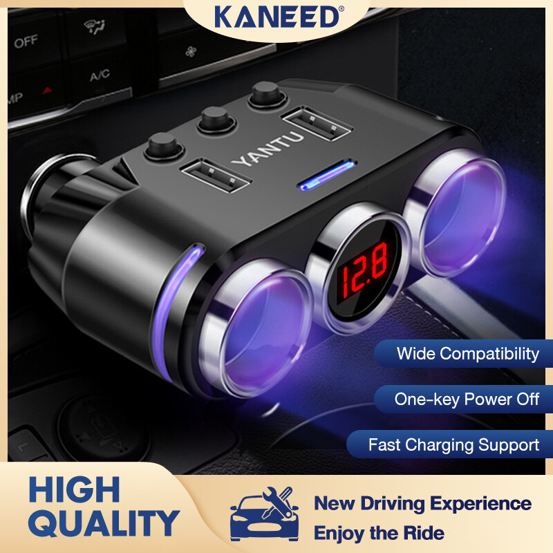 KANEED YANTU B39 Cigarette Lighters Cars Multifunctional Usb Fast Charging Car Charger Wireless Qualcomm Voltage ราคา 173 บาท*ส่งฟรี