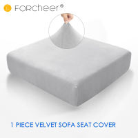 FORCHEER Velvet Sofa Seat Cover Sofa Cushion Cover Stretchable Elastic 1/2/3/L Seater for L‑Shaped Corner Sofa Washable Thickened Couch Protector