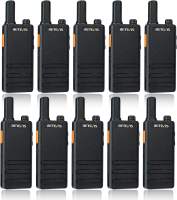 Retevis RT22P RT622P Walkie Talkies Rechargeable 1620mAh USB-C PMR446 License Free VOX Emergency Alarm Professional Mini Walkie Talkies for Hotel Adults School