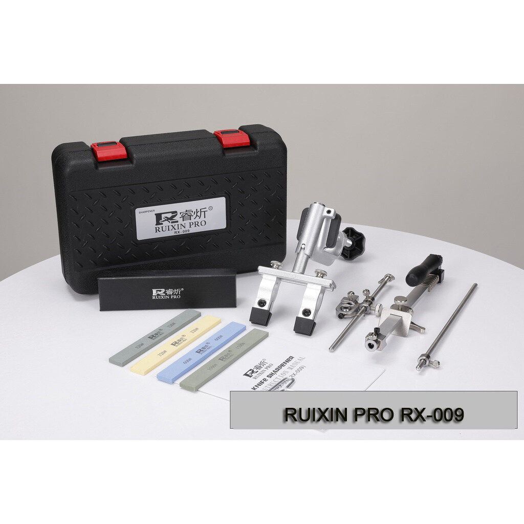 Bộ dụng cụ mài dao RUIXIN PRO RX-009 với 4 đá mài kim cương - Dụng cụ mài dao chuyên nghiệp