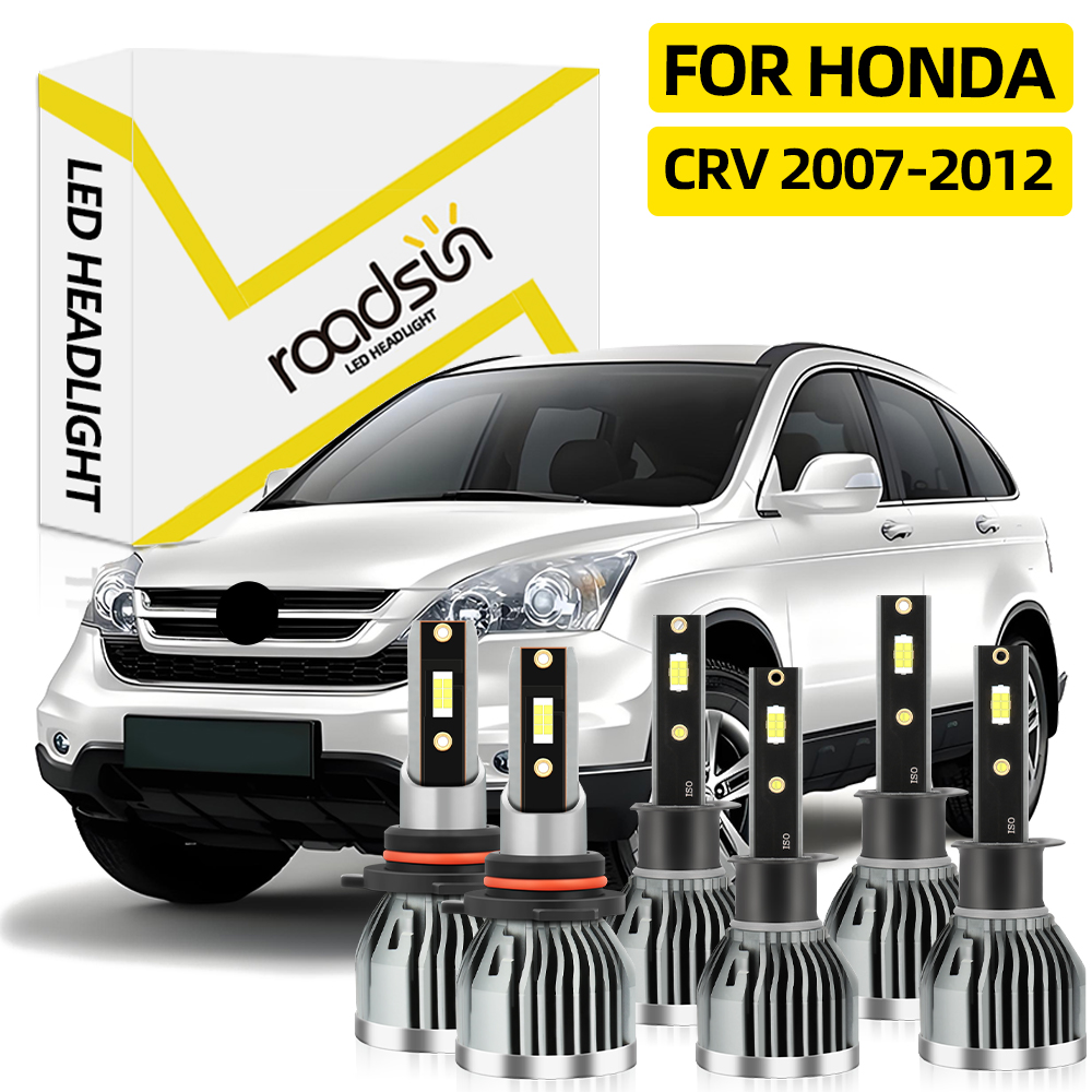 FOR HONDA CRV CR-V 2007 - 2014 LED Headlight Fog Lights High Low Dual Beam Bulbs $62.02